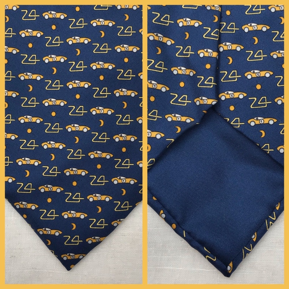 Hermès Les Mans Race Car Tie - Picture 2 of 8